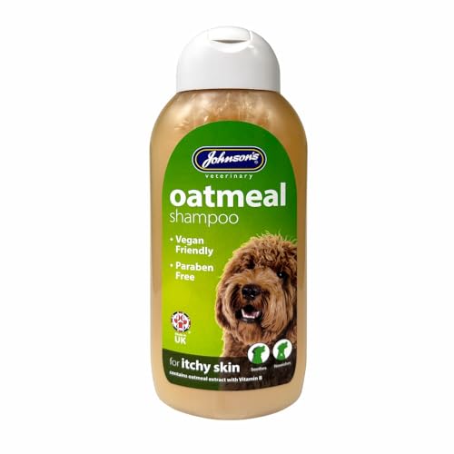 Johnson's Oatmeal Shampoo for Dogs, Soothing Formula for Sensitive and Itchy Skin
