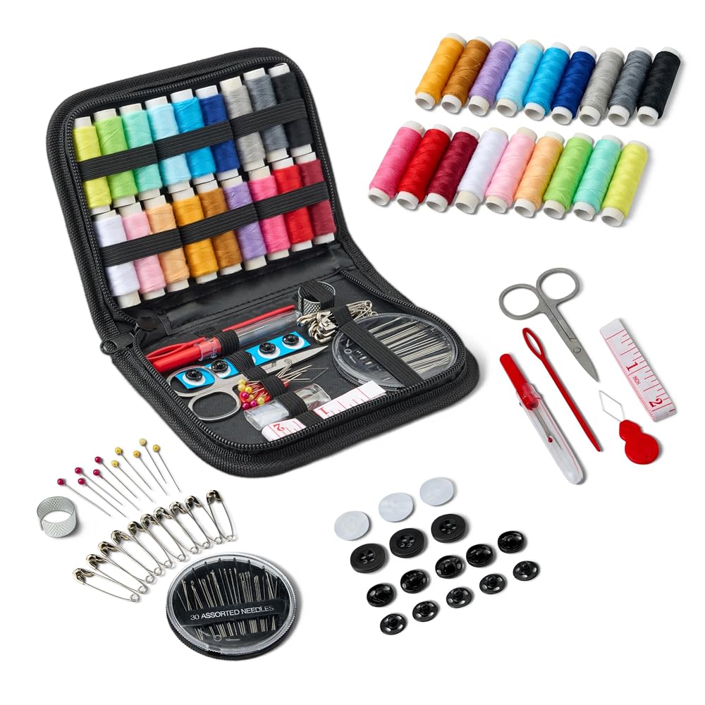 Amazon Basics Portable Travel Sewing Kit