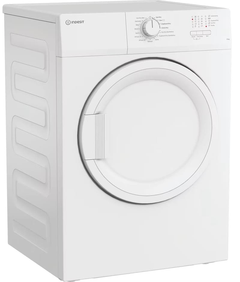 Indesit CYDA81WWGLUK 8kg Air Vented Tumble Dryer - White