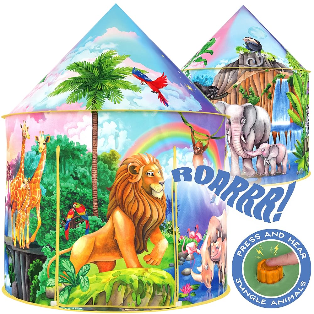 Sensory Tent, Pop Up Tent for Kids Blackout Teepee Calm Down Teepee with Curtain Strap & Bag Calm Corner for Children to Play and Relax