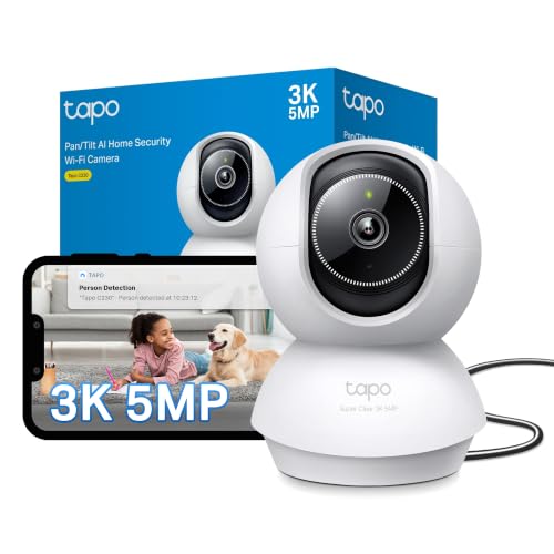 Tapo C230 3K 5MP Pan/Tilt Indoor Security Camera Pet Camera Baby Camera