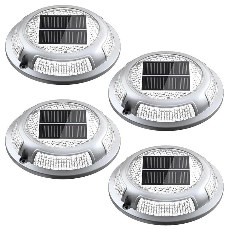 Solar Lights Outdoor Garden, Dual-Use Deck & Lawn Lights (4 Pack)
