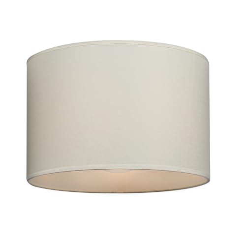 GIGGI Fabric Lamp Shades, 10" Beige Lampshades for Ceiling Lights, Table Lamps & Floor Lamps, Easy Fit Pendant Light Shade Ceiling for Living Room, Bedroom, Kitchen, Hallway, Office & Home Décor