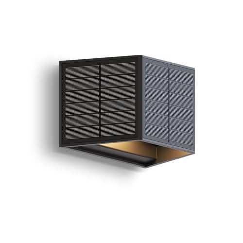 Calex Caserta Solar Wall Light, Up & Down Outdoor Lighting