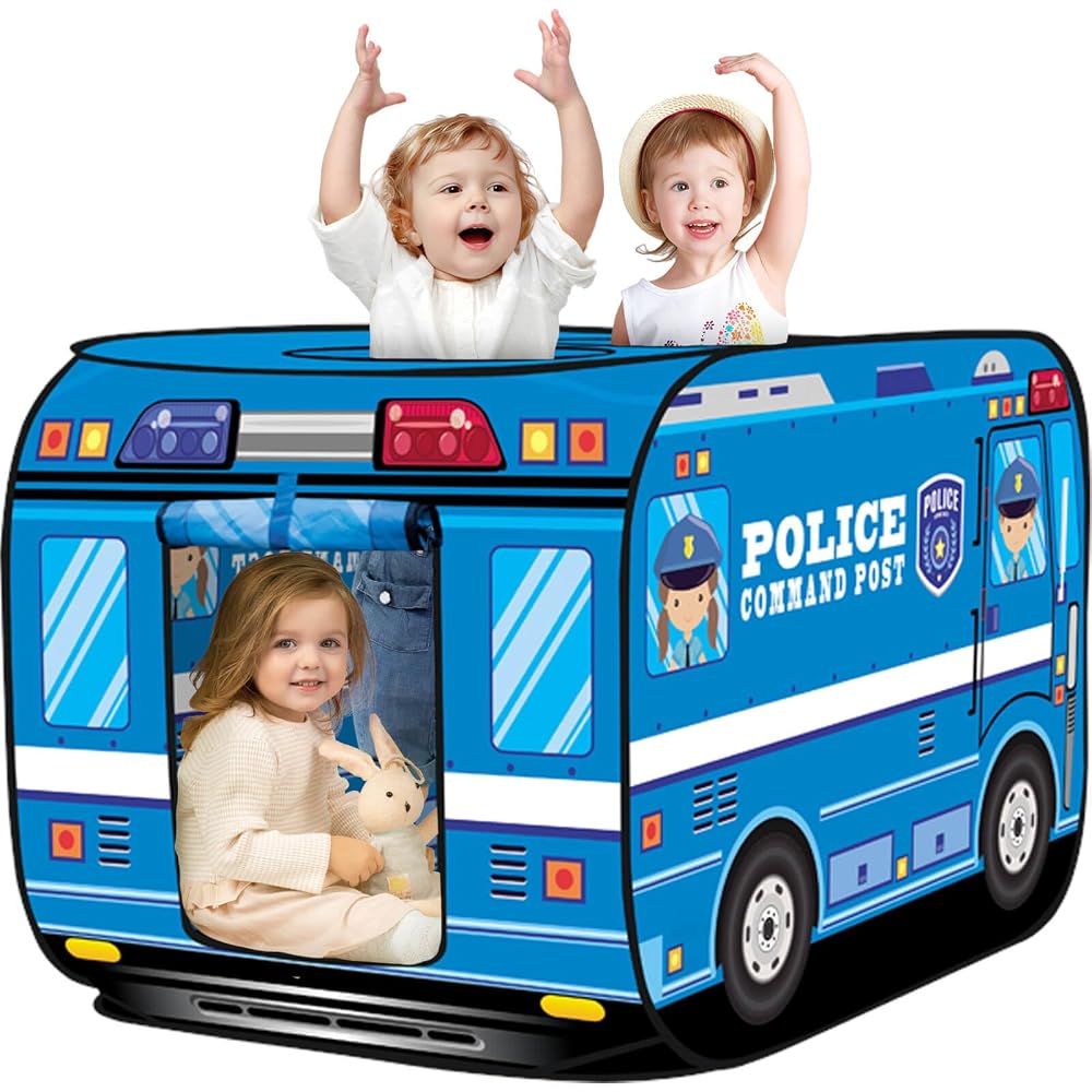 Toys for 3-8 Year Old Boys Pop Up Truck Car Tent Kids Play Tent | Playhouse for Kids, Toddler Garden Toys Gifts for 3 4 5 6 7 8 Year Old Boys Foldable Play Tents Set Outdoor Indoor