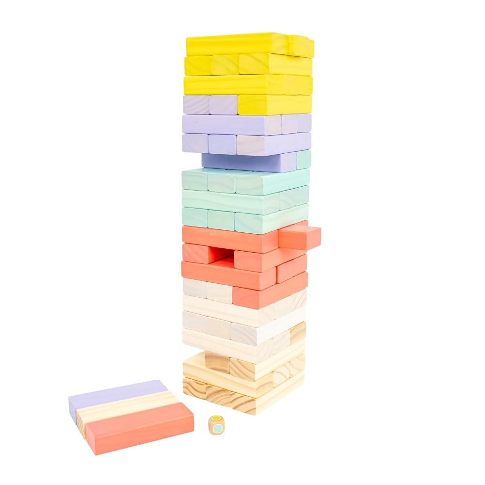 TP Toys Giant Wooden Tumble Tower, FSC Certified