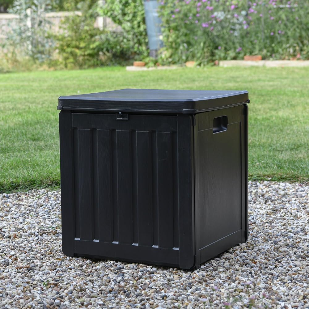 Garden Gear 75L Waterproof Storage Box, Lightweight Polypropylene, Tool-Free Assembly