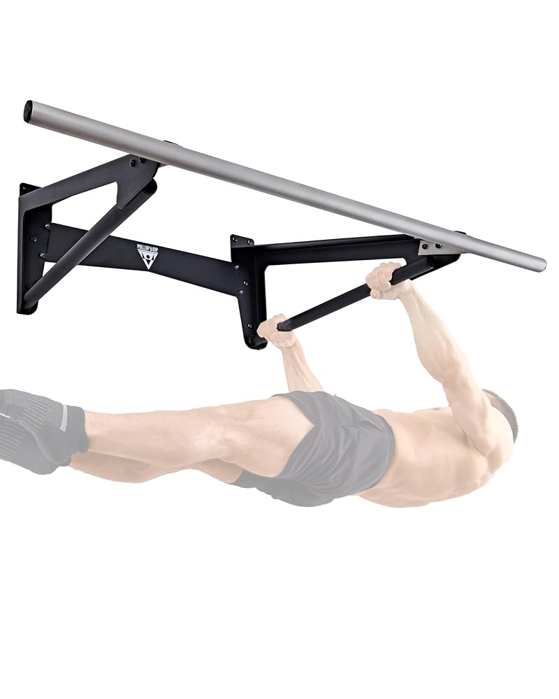 PULLUP & DIP Muscle-Up Pull-Up Bar for Wall, Stainless Steel Weatherproof