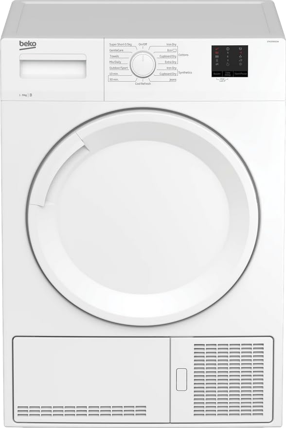 Beko DTKCE90021W 9kg Freestanding Condenser Tumble Dryer - White