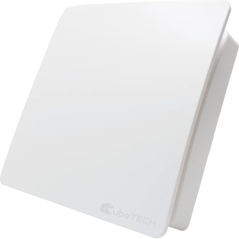 CubeTECH CTEF100t 100mm Quiet Bathroom Extractor Fan with Timer Overrun