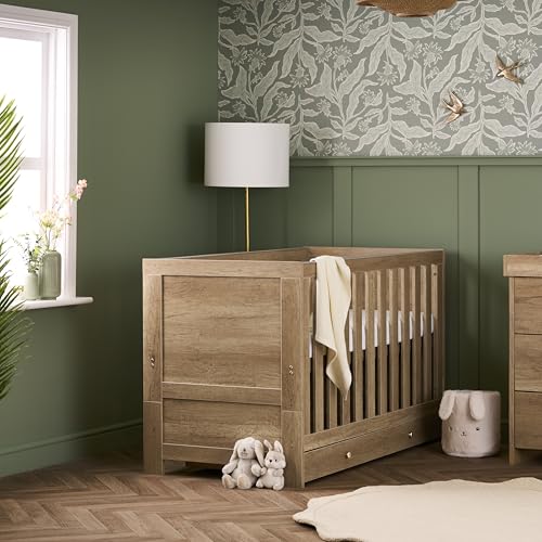 Obaby Nika Cot Bed - Oak
