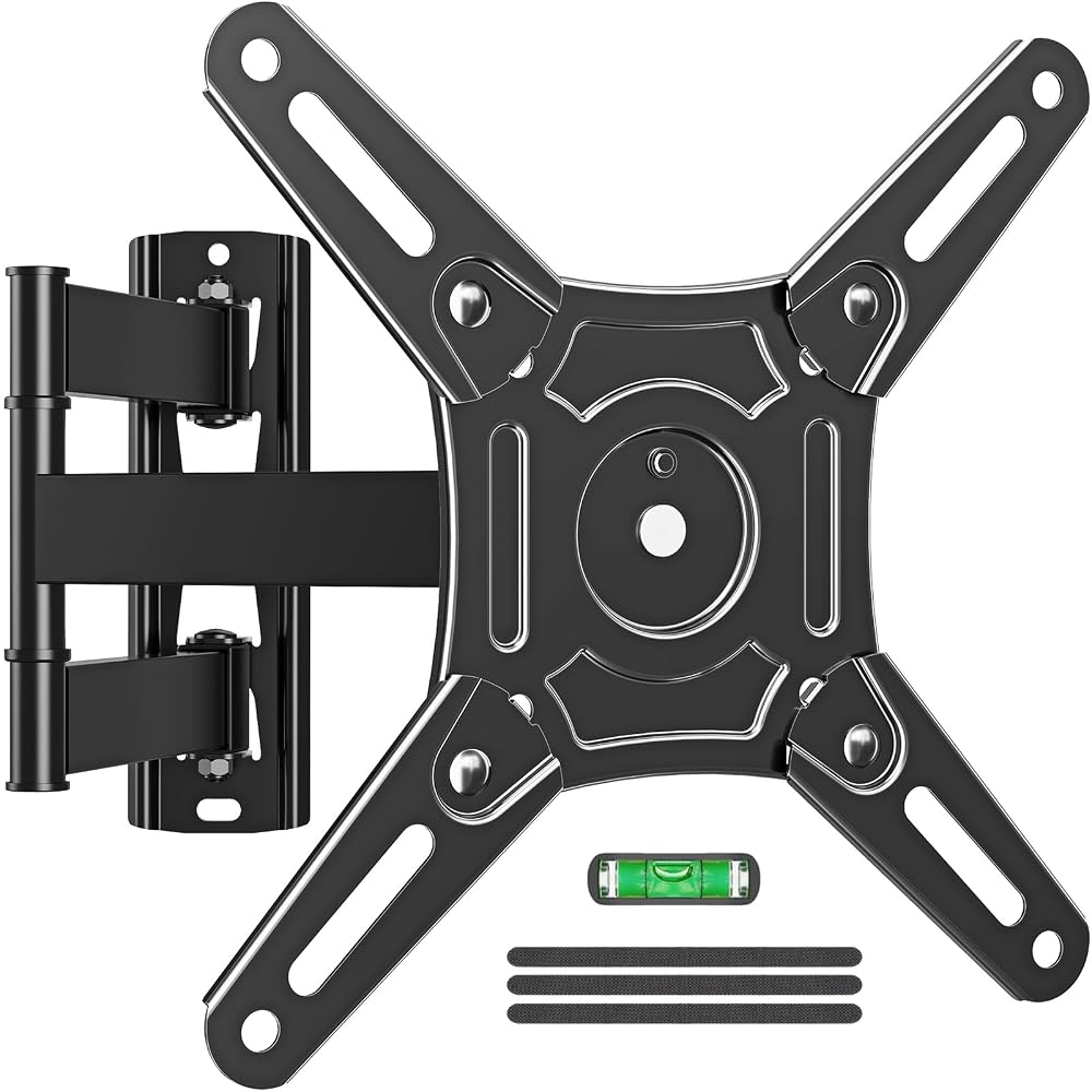 MOUNTUP TV Wall Bracket for 14-42 Inch LED, LCD, OLED TVs & Monitors, Full Motion Mount with Rotation, Tilt, Swivel & Extension, Max VESA 200x200mm, Holds up to 20kg