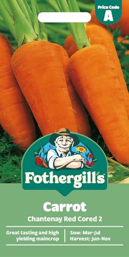 Mr Fothergill's Carrot Chantenay Seeds Orange 2000 Seeds