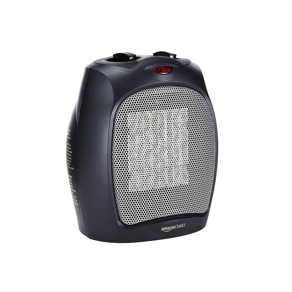 DDHTSAL Portable Mini Electric Heater - 900W Energy Efficient Quiet Space Heater, 3 Modes, Tip-Over/Overheat Protection