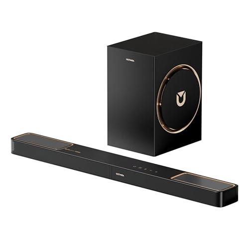 ULTIMEA 3.1.2ch Soundbar with 6.5" Subwoofer, Sound bar for TV, Dolby Atmos Soundbar, Surround Sound System for Home Theater, Bluetooth 5.4, HDMI eARC, Skywave F30 Boom