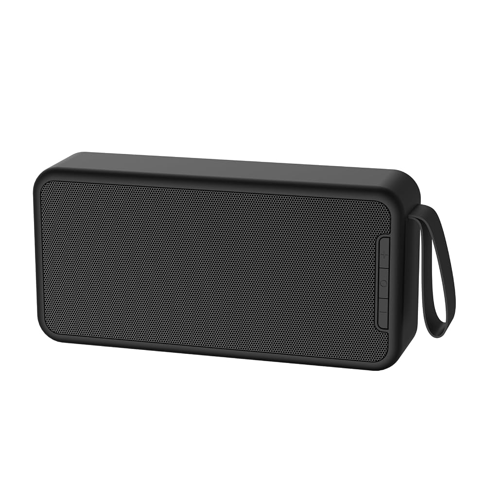 Bluetooth Speaker, Portable Wireless Speakers Bluetooth 5.3 Speaker with 3D Stereo HiFi Bass, 1200mAh Battery, 16 Hour Playtime, Support U-Disk/FM/AUX Audio/TF Card