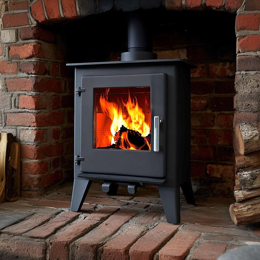 RoyalFire Milano 5kW Steel DEFRA Approved Multifuel Stove