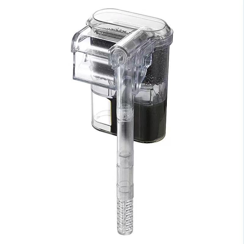 BEGONDIS Aquarium External Filter, Hang-On Design, 250L/H, 5-in-1 Adjustable Flow System with Bio-Filtration