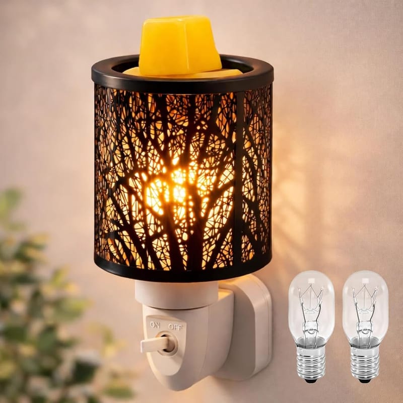 JOYOLO Plug-In Wax Melt Burner, Wall Socket Electric Oil Burner with Night Light