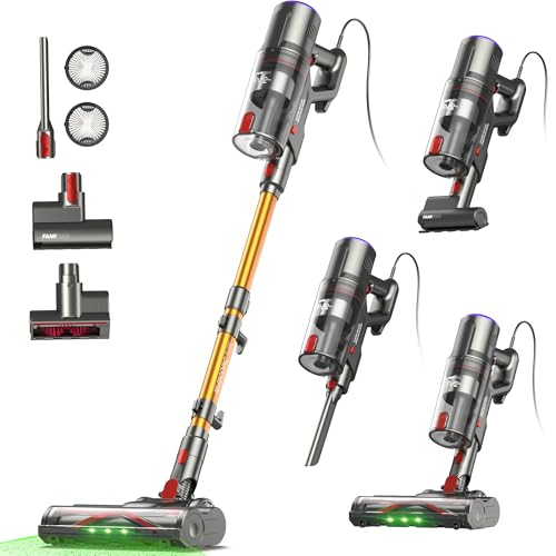 FAMIVAC Corded Vacuum Cleaner Powerful 65KPa, 7M Cord for Pet Hair Carpet