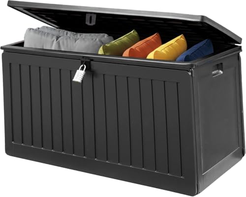 Olsen & Smith 270L Outdoor Parcel Box & Garden Storage Box with Lid