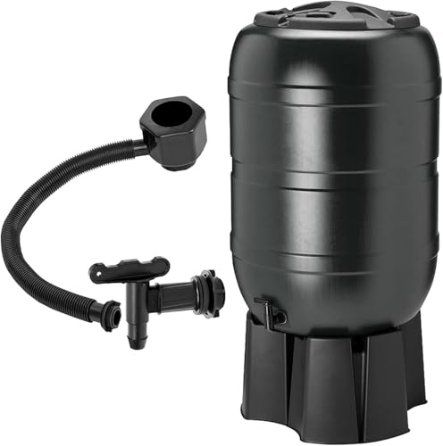 Bowers Bargains 210 Litre Water Butt Set,Black (210l Kit)