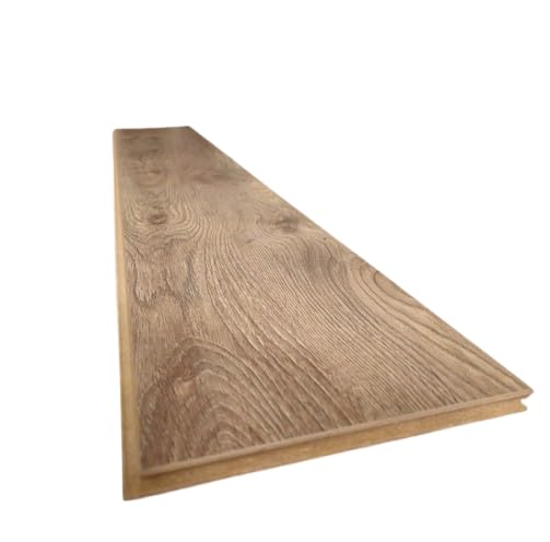 Be-Creative 8mm Laminate Flooring Boards – Dark Oak Effect Click Lock Floorboards, 2 Packs, 3.66m² Coverage