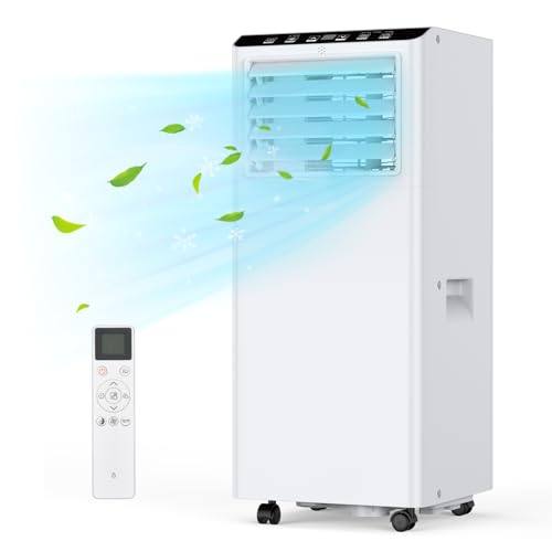 Portable Air Conditioner 12000 BTU, 4-in-1 Cooling, Heating, Dehumidifier, 3 Fan Speeds