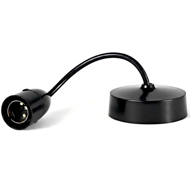 HARPER LIVING B22 Ceiling Pendant Light Fitting, Black