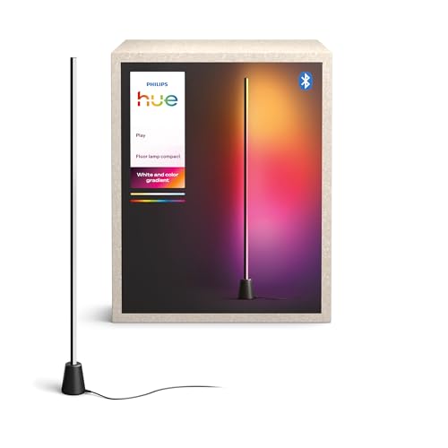 Philips Hue Play Floor Lamp, 122cm, Black
